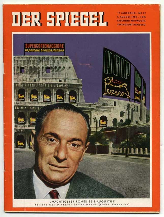 Reportaje de Enrico Mattei en Der Spiegel del 6 de agosto de 1958
