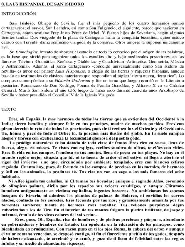 Laus hispaniae