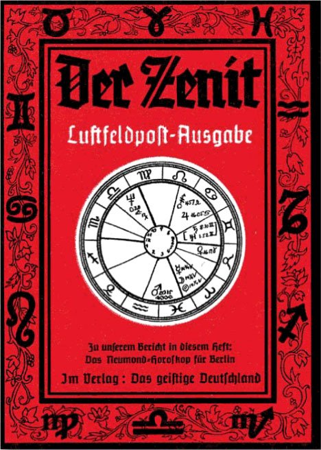 Reproducción de la portada de Der Zenit, creado por el SOE.