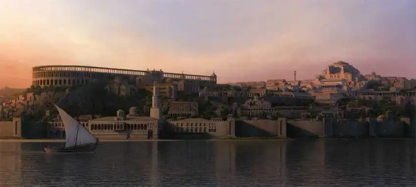 Recreación Constantinopla tras reconstrucción Revuelta Nika - Eric Chauvin