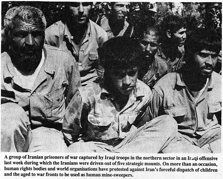 prisioneros guerra iraníes 1988