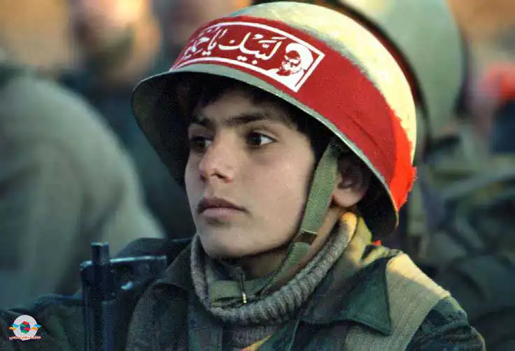 Niño soldado iraní guerra Irán - Iraq